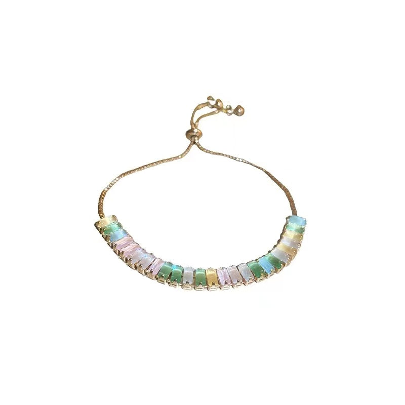 Colorful adjustable bracelet
