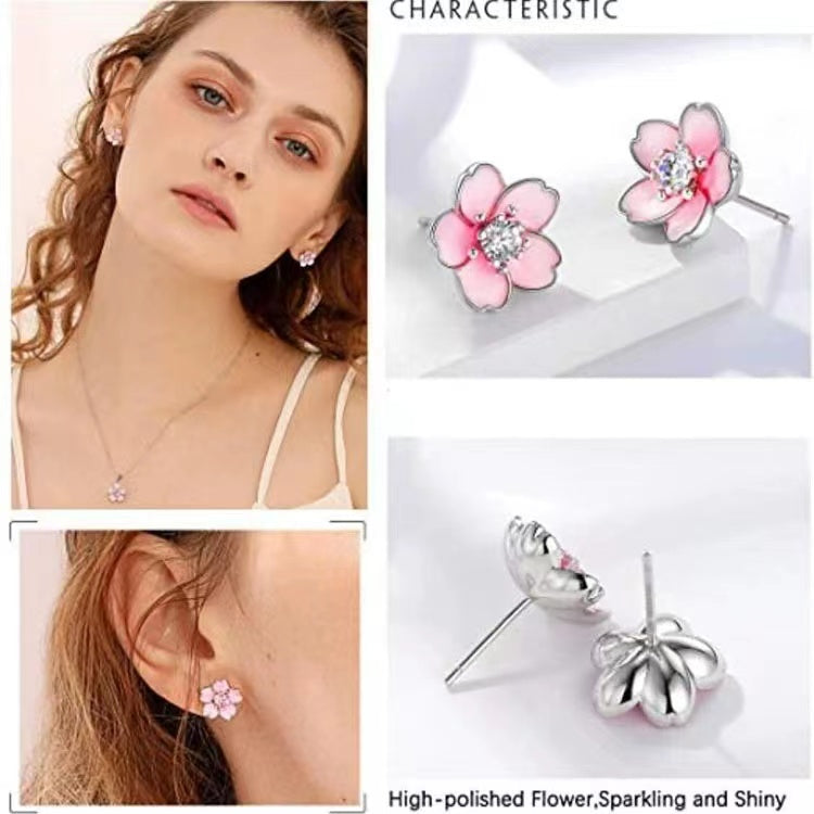 Fashion flowers all-match fashion ladies earrings
