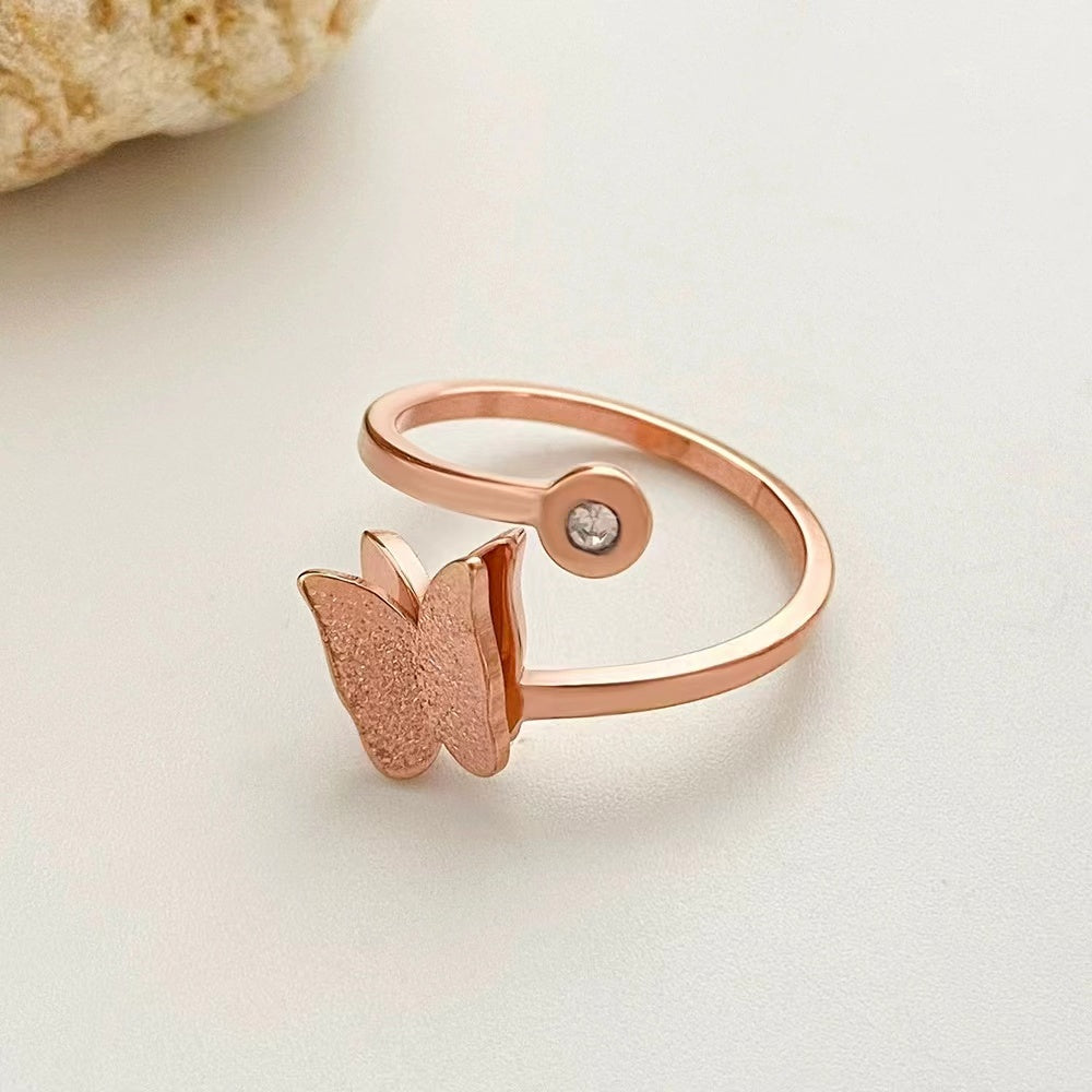 Butterfly 2 layers ladies rings