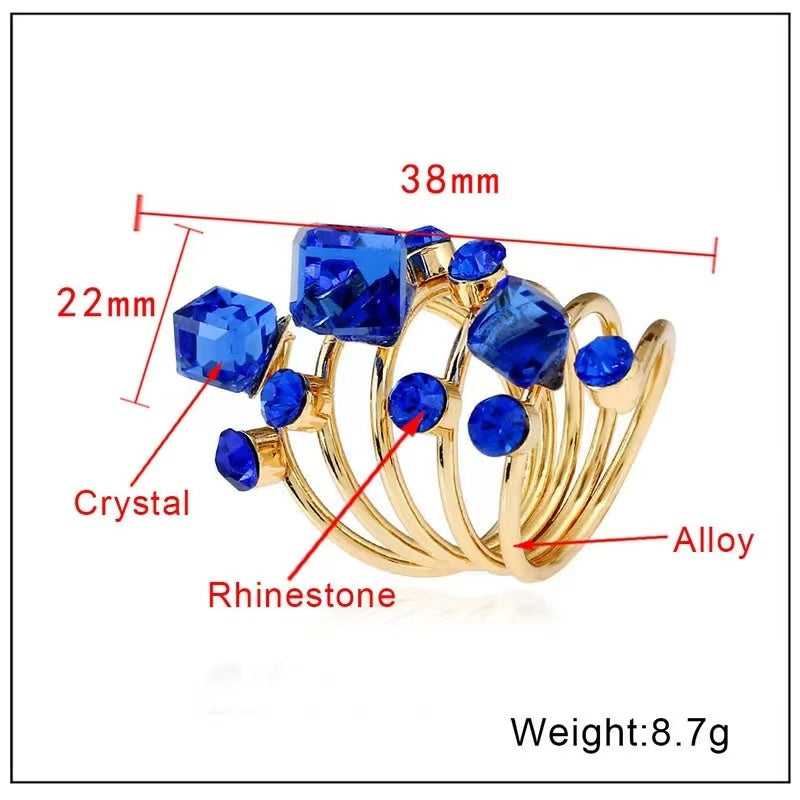 INVITATION ONLY CZ COCKTAIL LADIES RING
