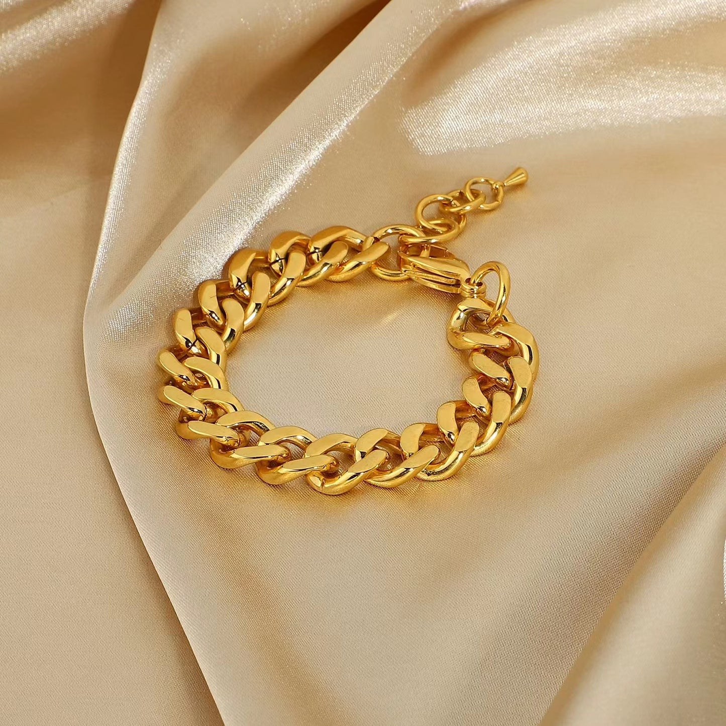 18k gold plating chic chain bracele