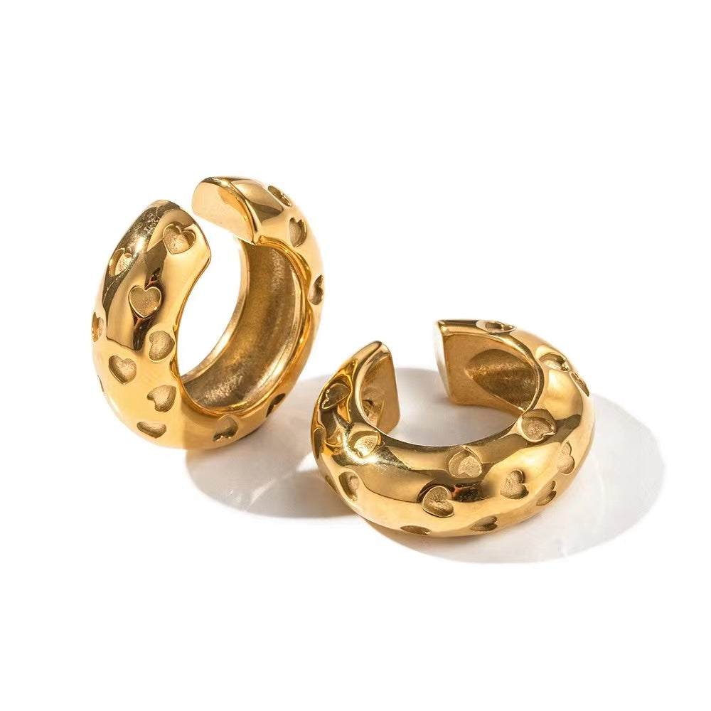 18k irregular shape fashion ladies earrings