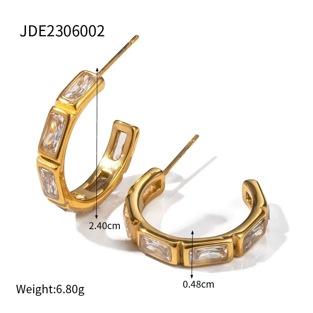 18k gold plating fashion earrings
