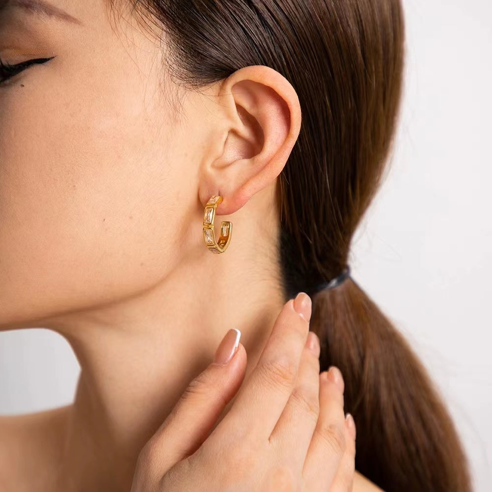 18k gold plating fashion earrings
