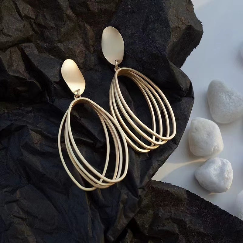 18k Gold simple and cool styles of earrings