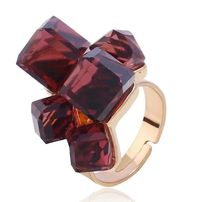 Geometry crystal rings