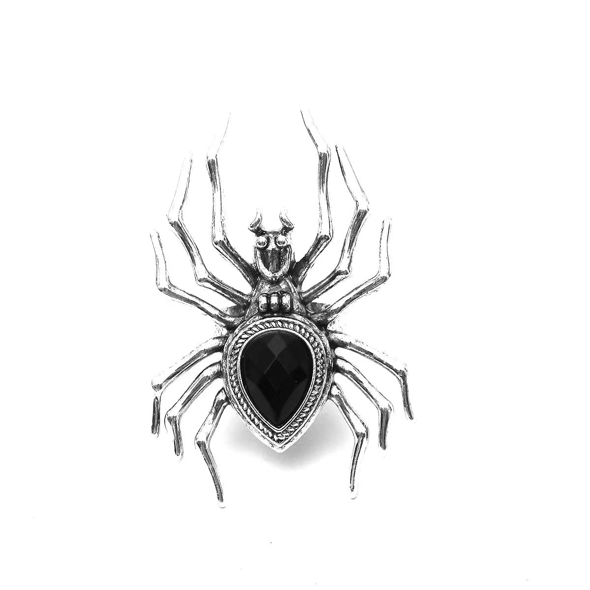 Spider diamond +metal rings