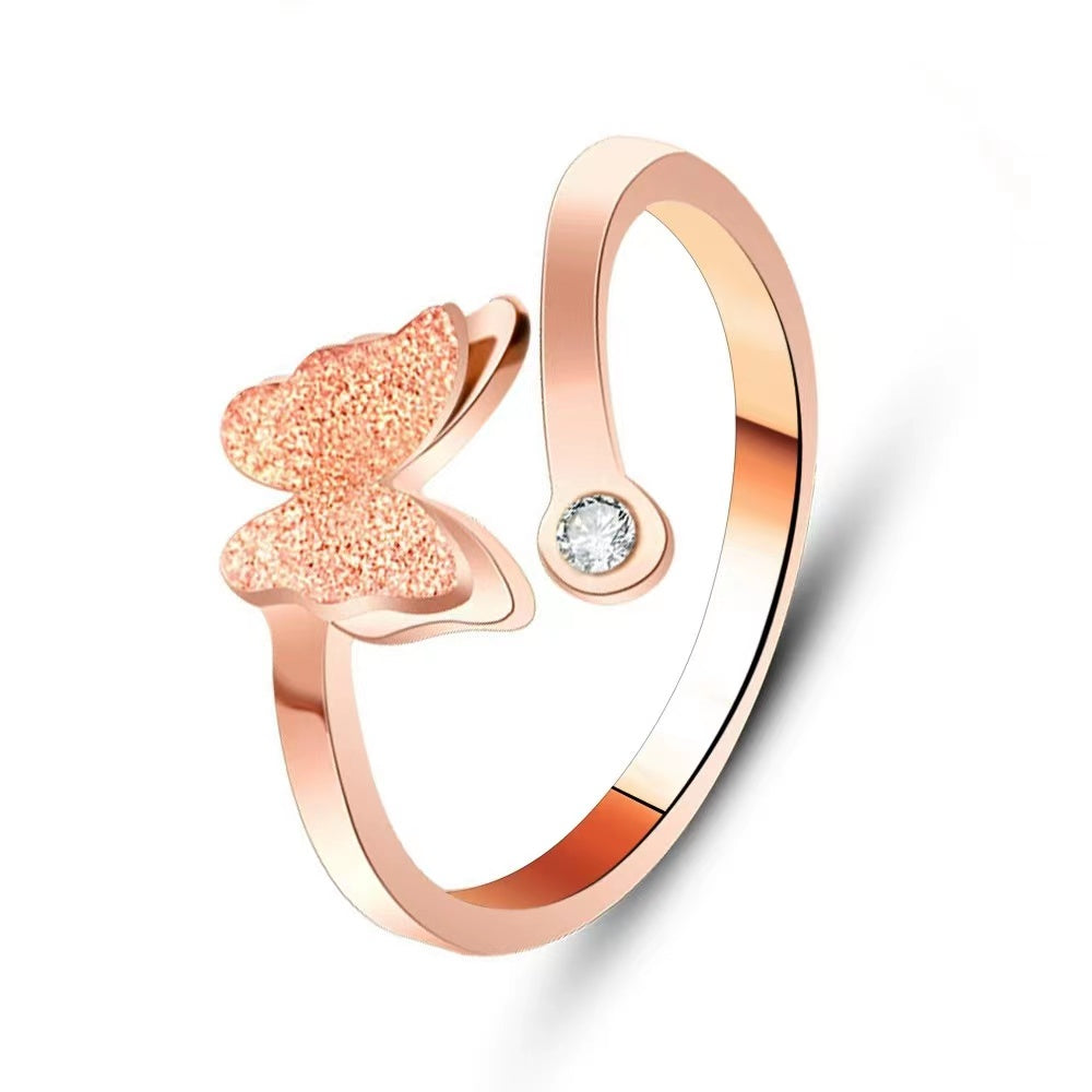 Butterfly 2 layers ladies rings