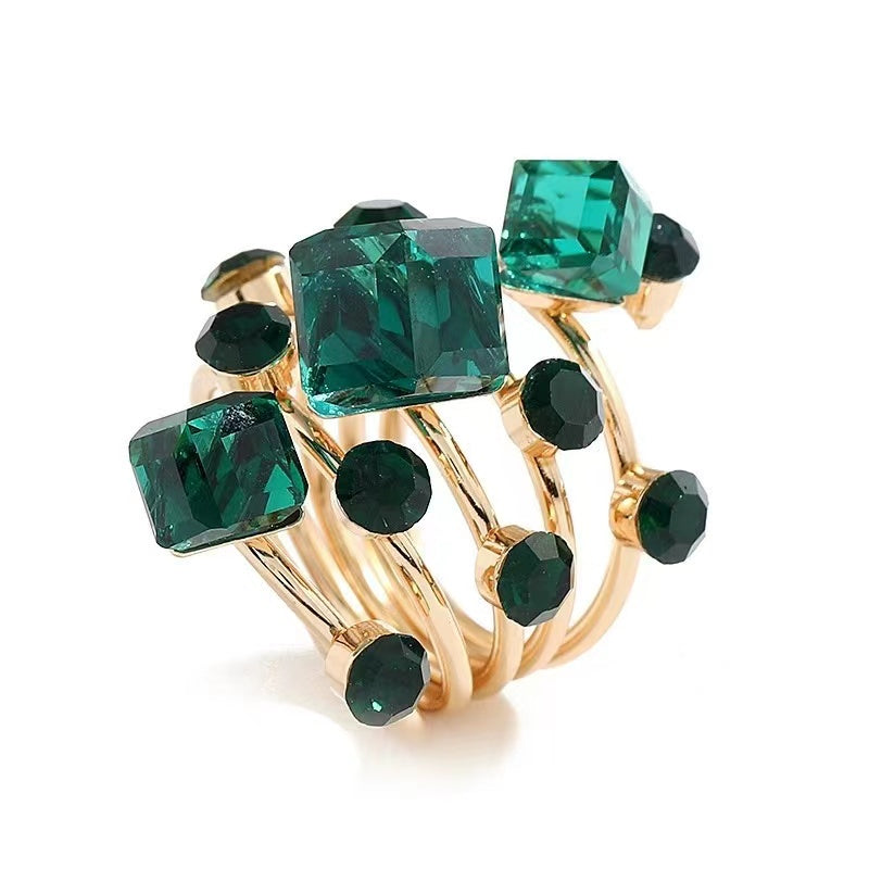 INVITATION ONLY CZ COCKTAIL LADIES RING