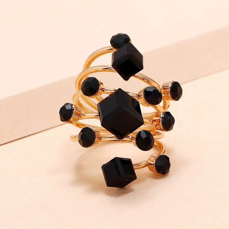 INVITATION ONLY CZ COCKTAIL LADIES RING