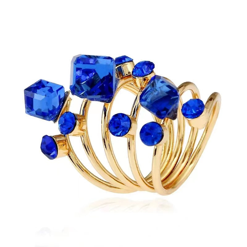 INVITATION ONLY CZ COCKTAIL LADIES RING