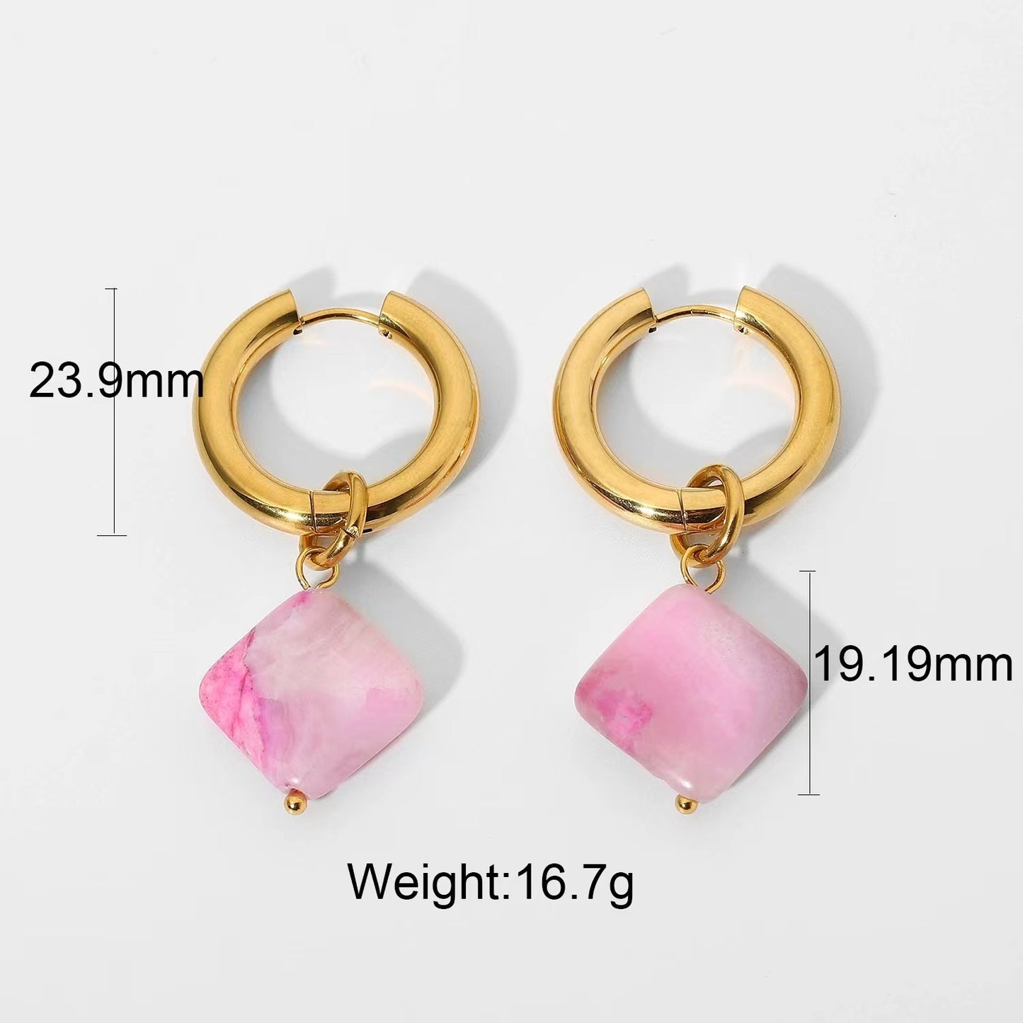 18k gold fashion ladies earrings