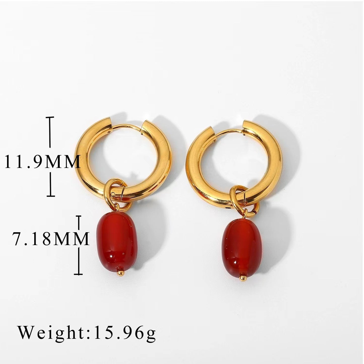 18k gold fashion ladies earrings