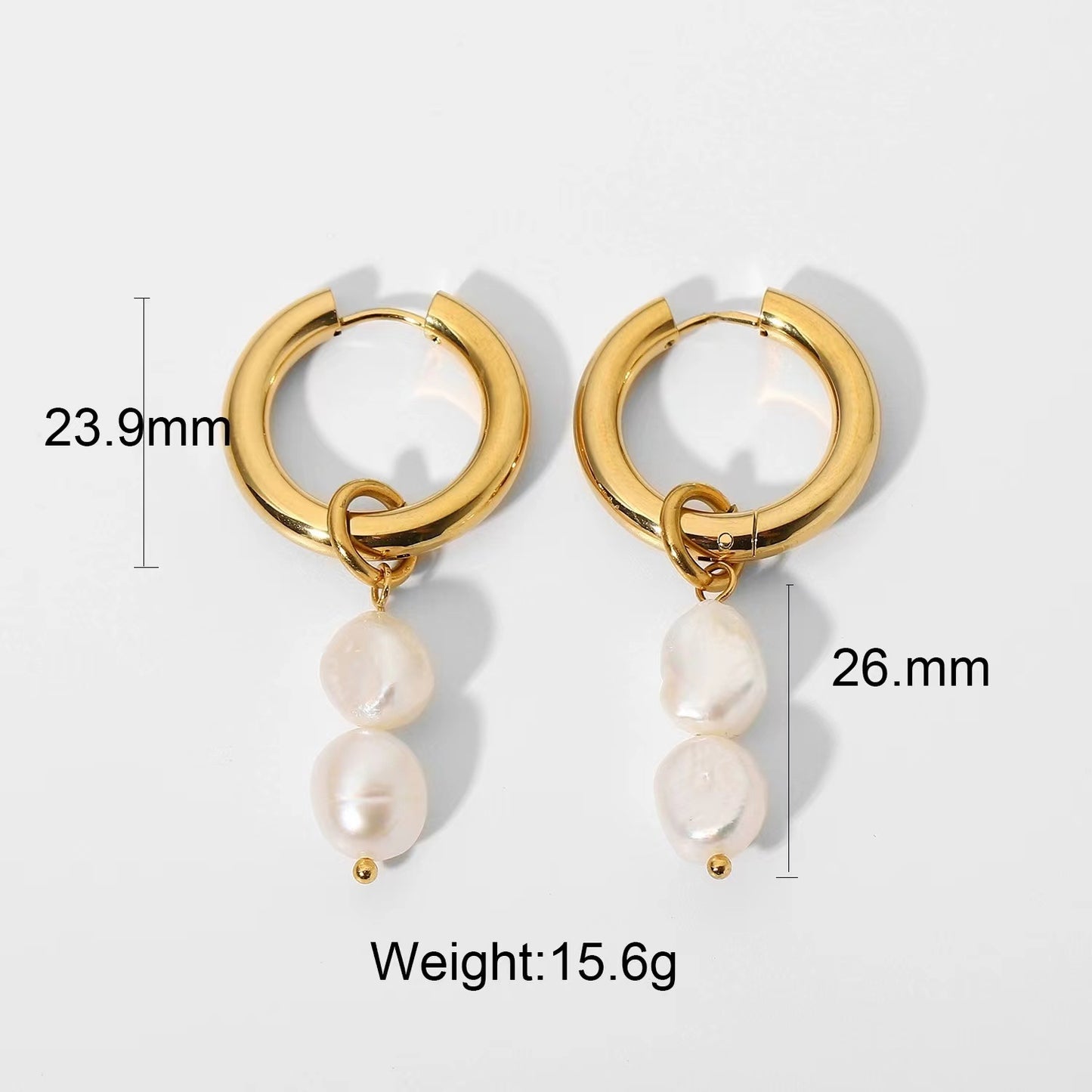 18k gold fashion ladies earrings