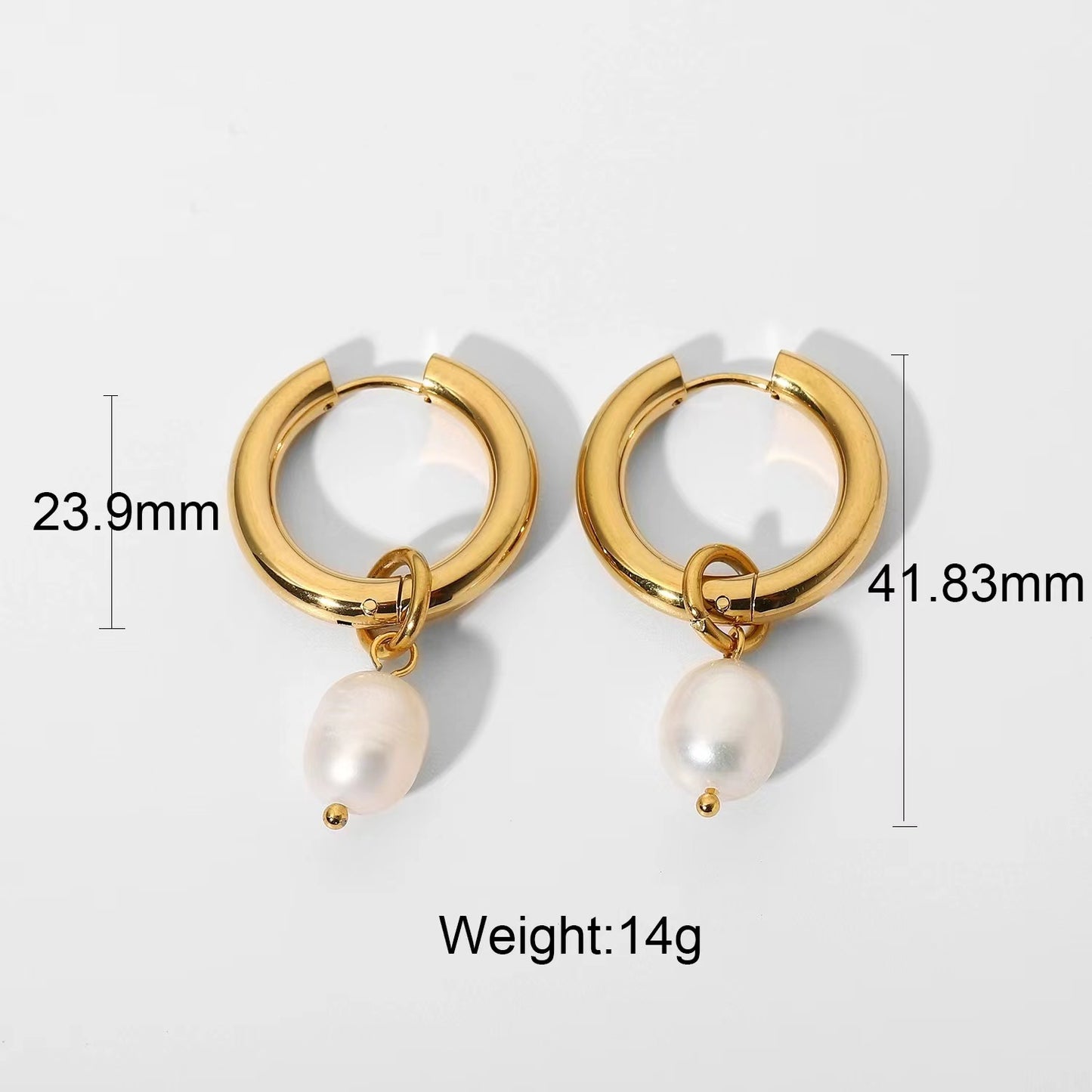 18k gold fashion ladies earrings