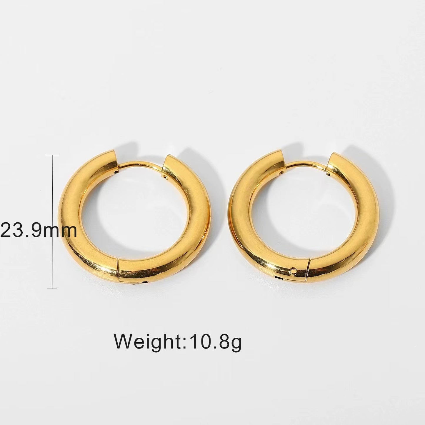 18k gold fashion ladies earrings