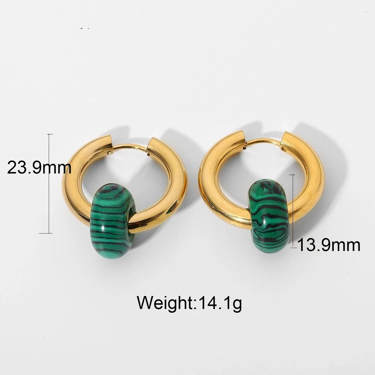 18k gold fashion ladies earrings