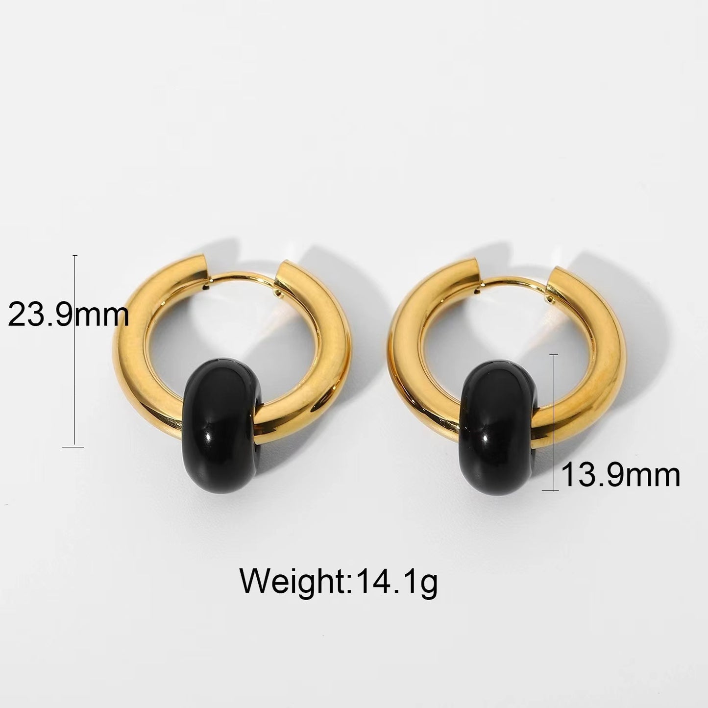 18k gold fashion ladies earrings