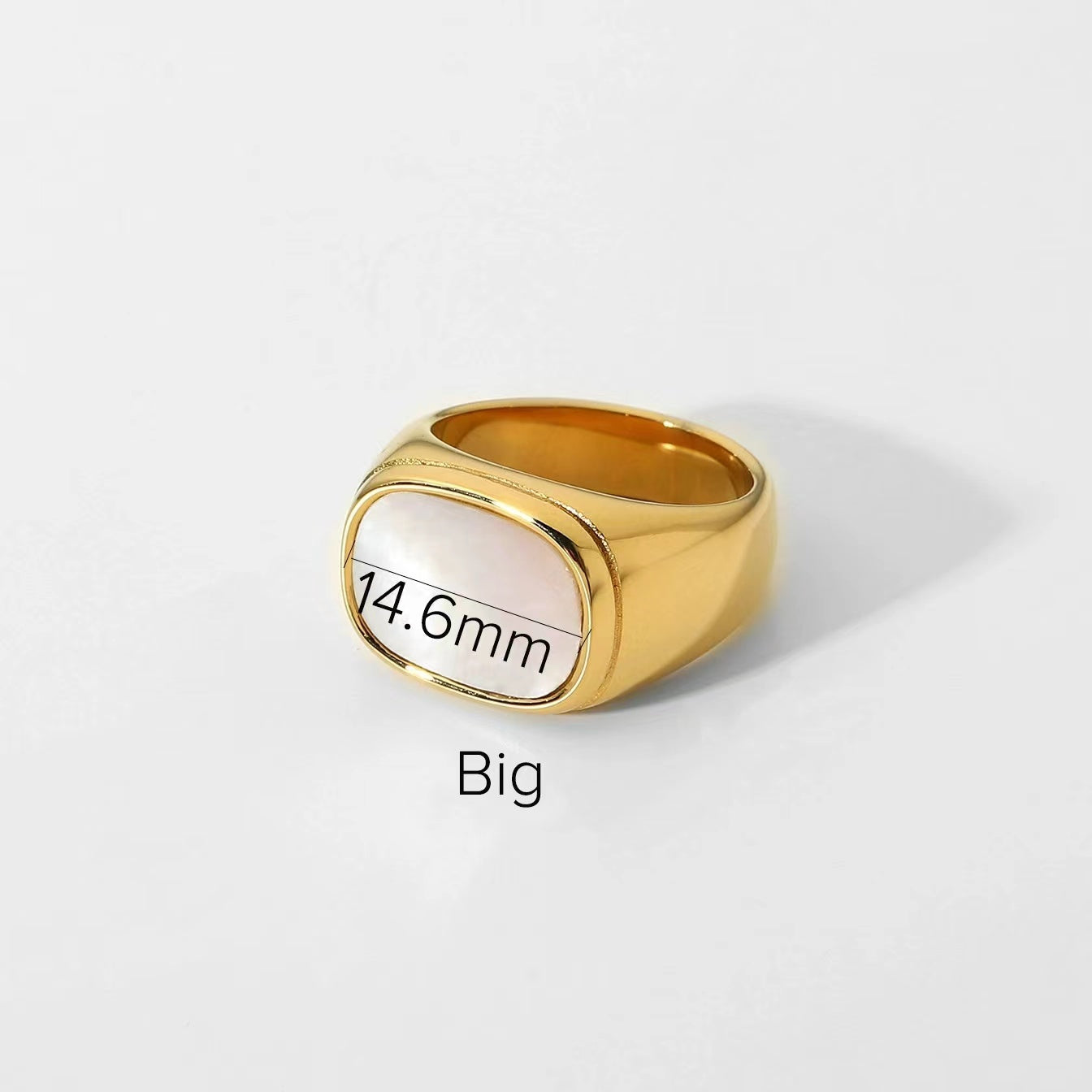 A chic accent 18k plating ladeis rings