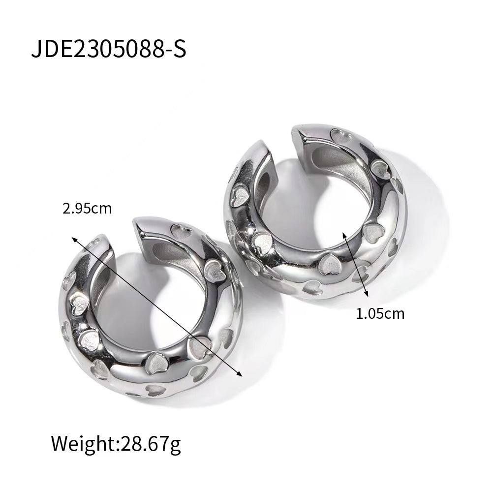 18k irregular shape fashion ladies earrings