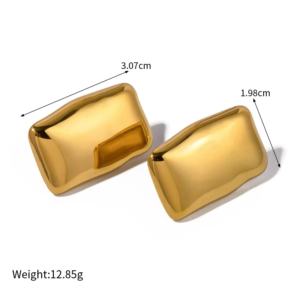 18k irregular shape fashion ladies earrings