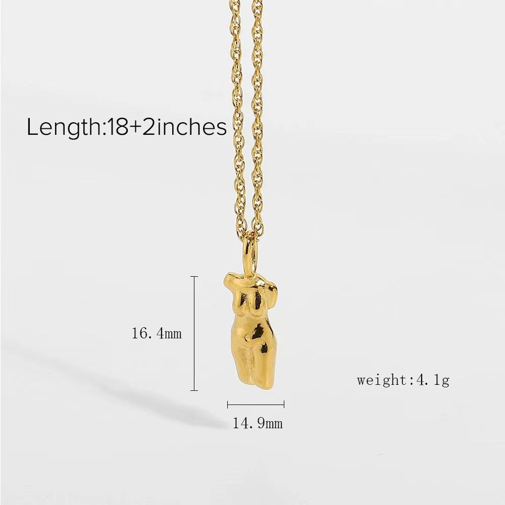 18K Gold creative design of necklace