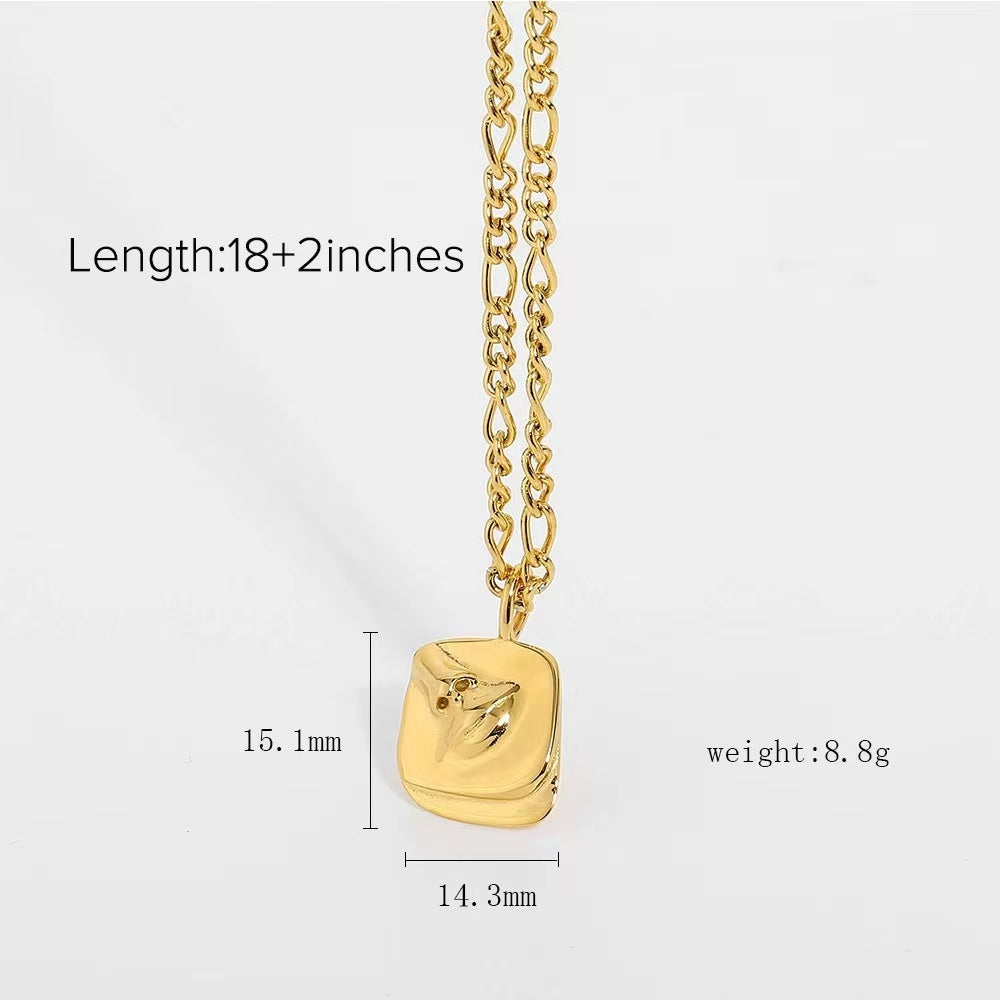18K Gold creative design of necklace