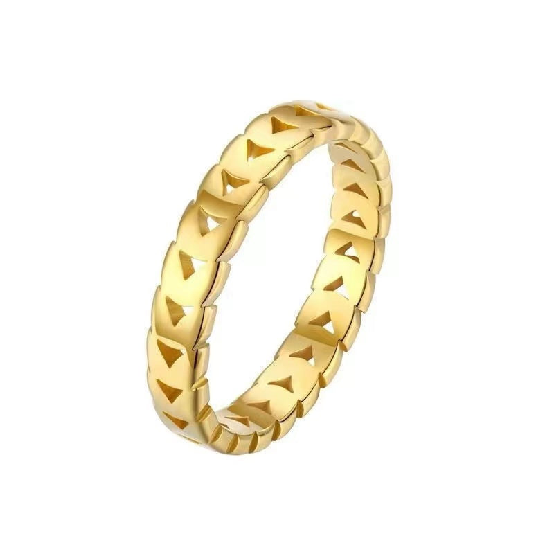 Ins entry luxury ring