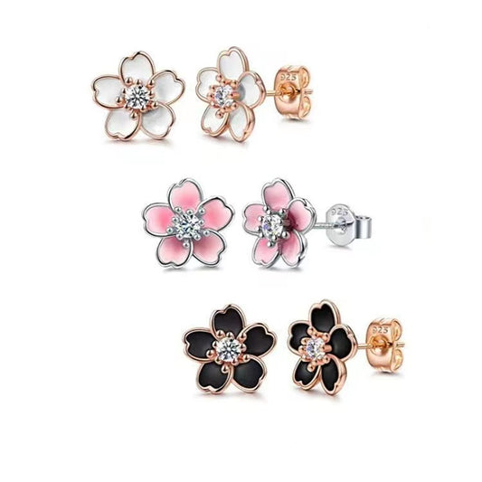 Fashion flowers  all-match fashion  ladies earrings