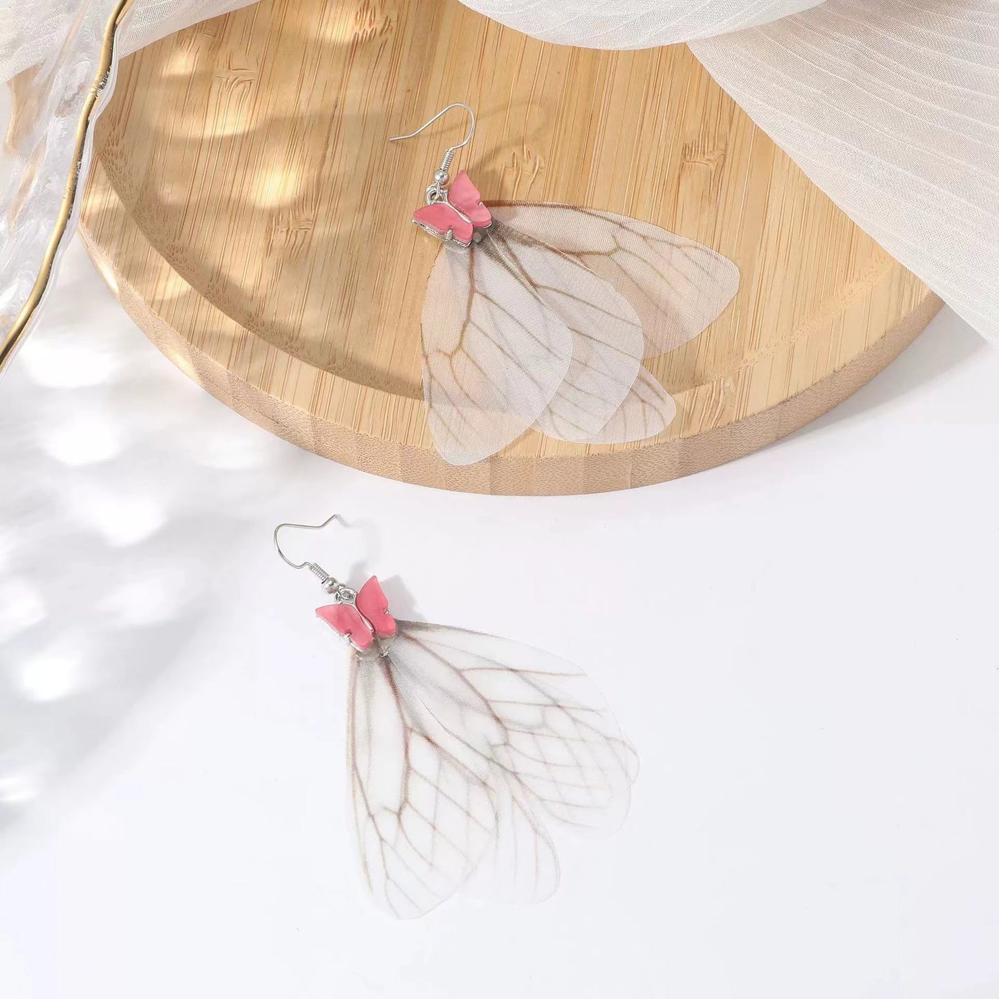 Butterfly wing ladies  earrings