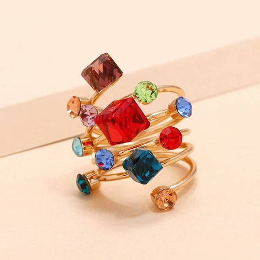 INVITATION ONLY CZ COCKTAIL LADIES  RING