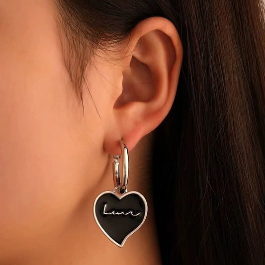 Heart shape ladies earrings