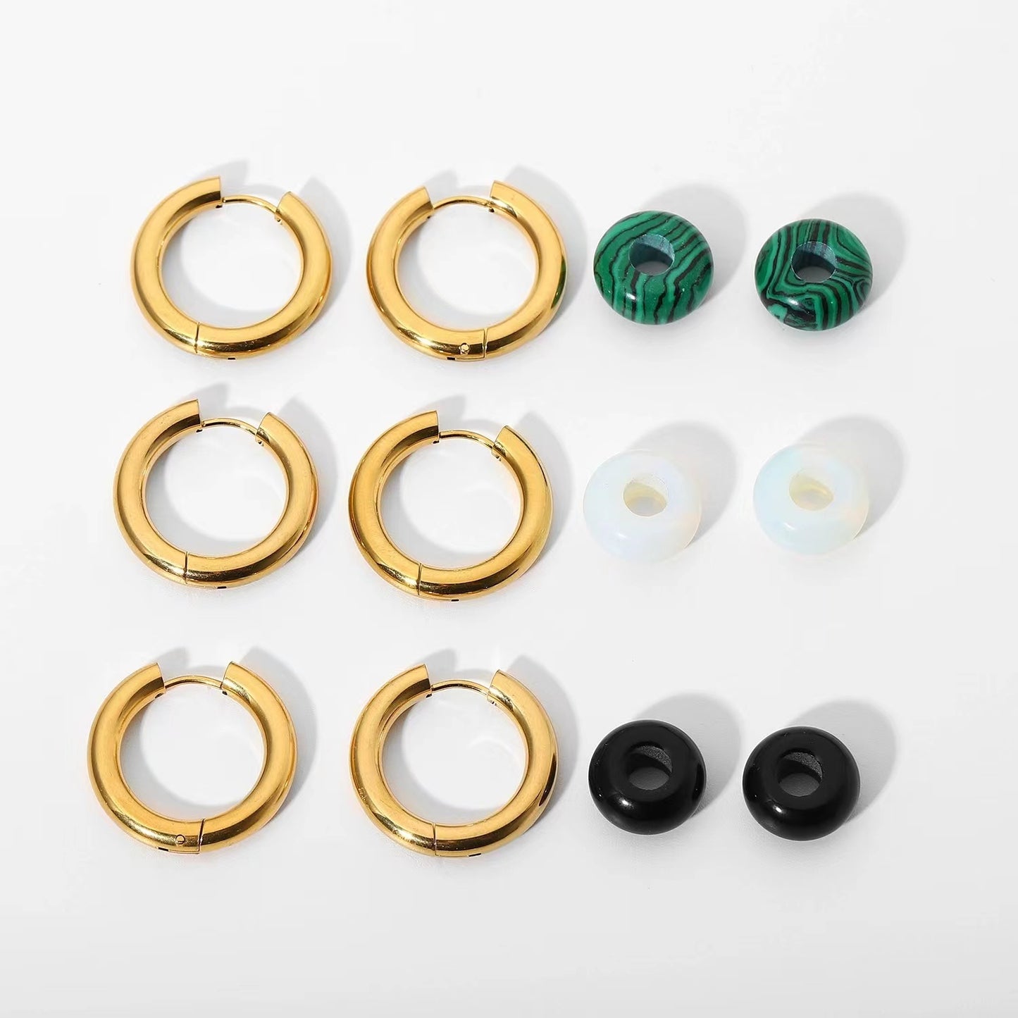 18k gold fashion ladies earrings