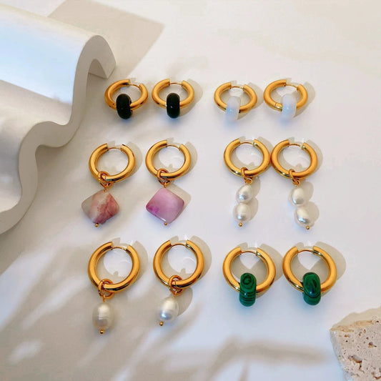 18k gold fashion ladies earrings