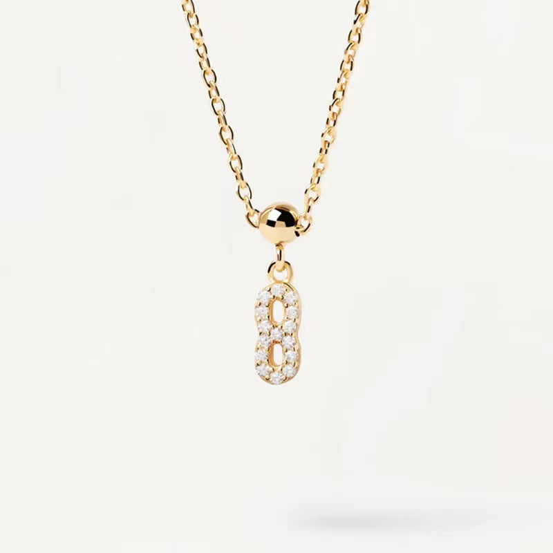 The figure with CZ of  entry luxury necklace and bracelet sets