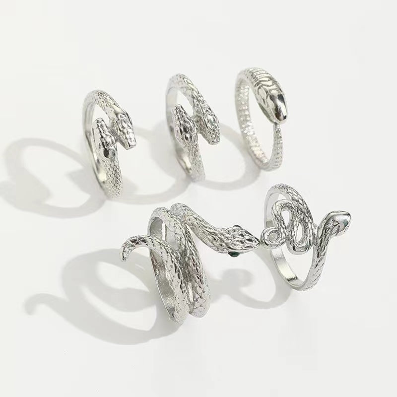 serpentine ring five-piece set