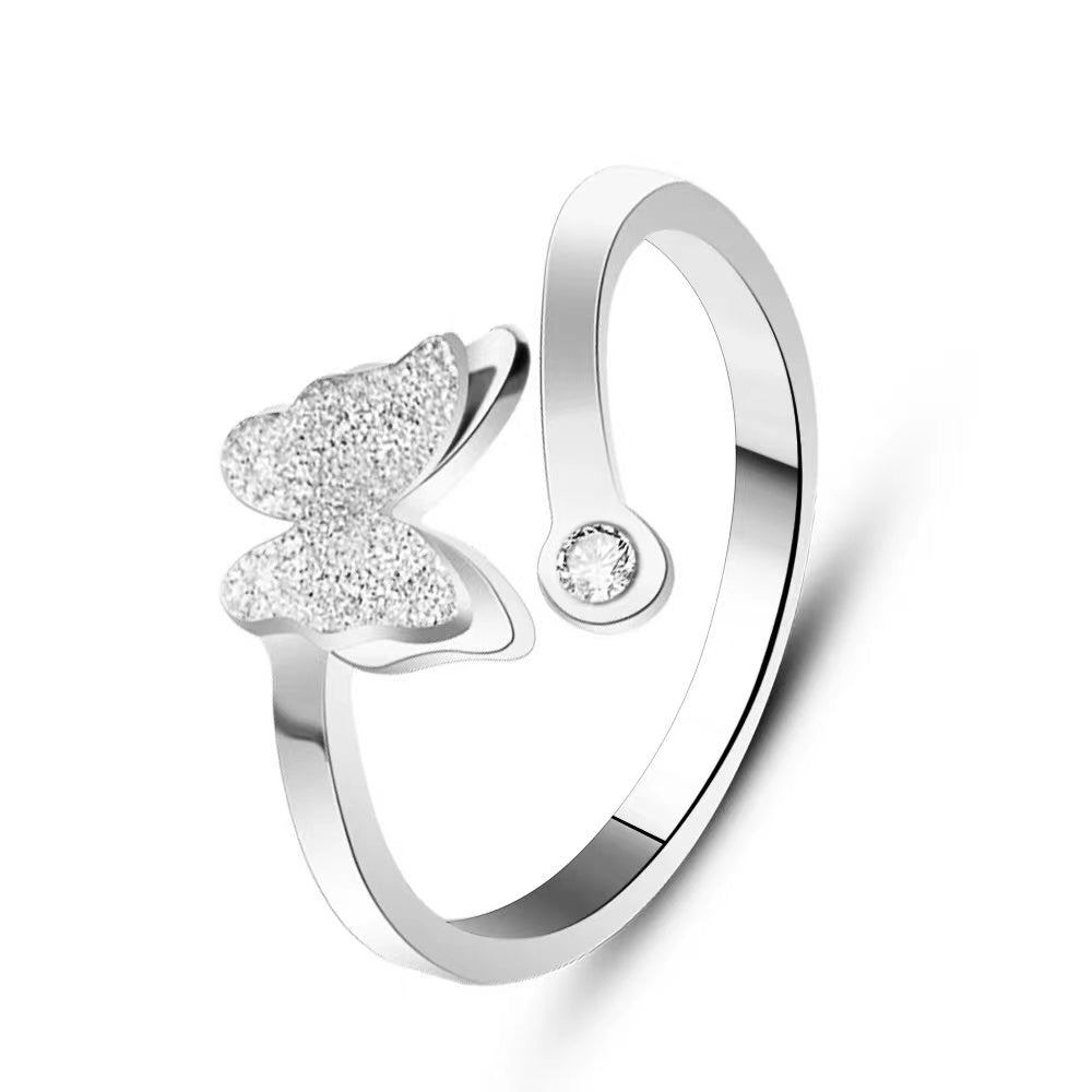 Butterfly 2 layers ladies rings