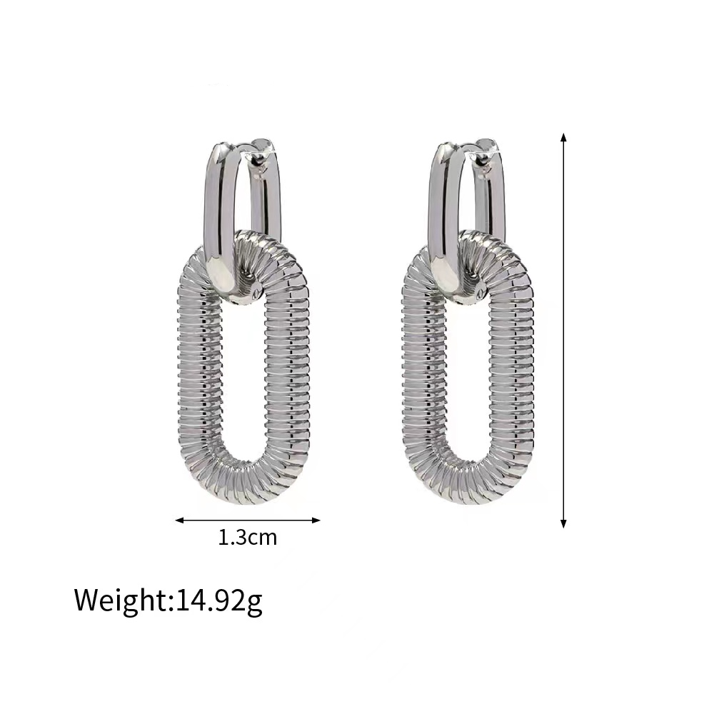 18K Gold or Rhodium plating  hoop earrings