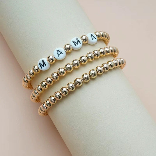 "MAMA"words  beads of bracelets