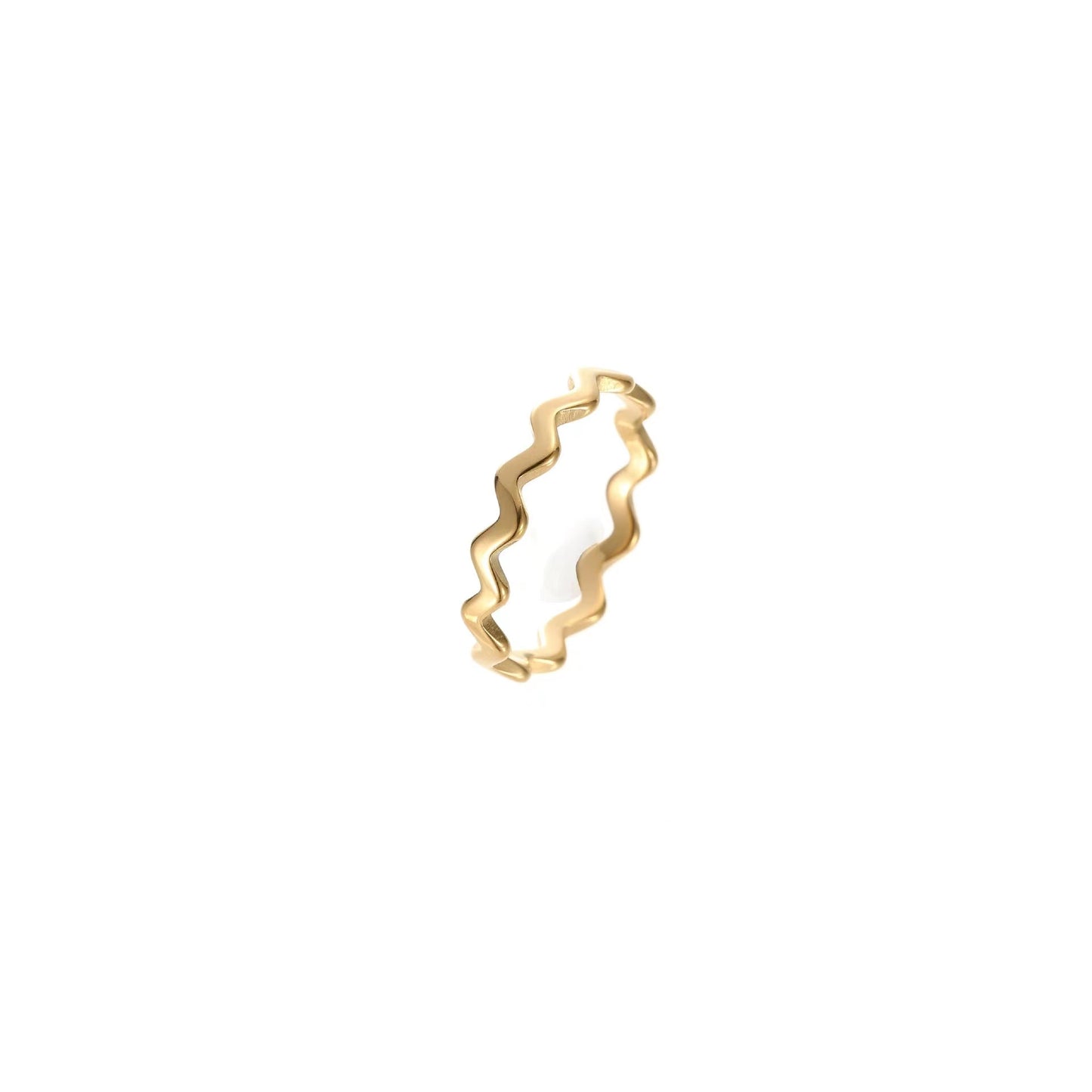 Entry luxury wave rings